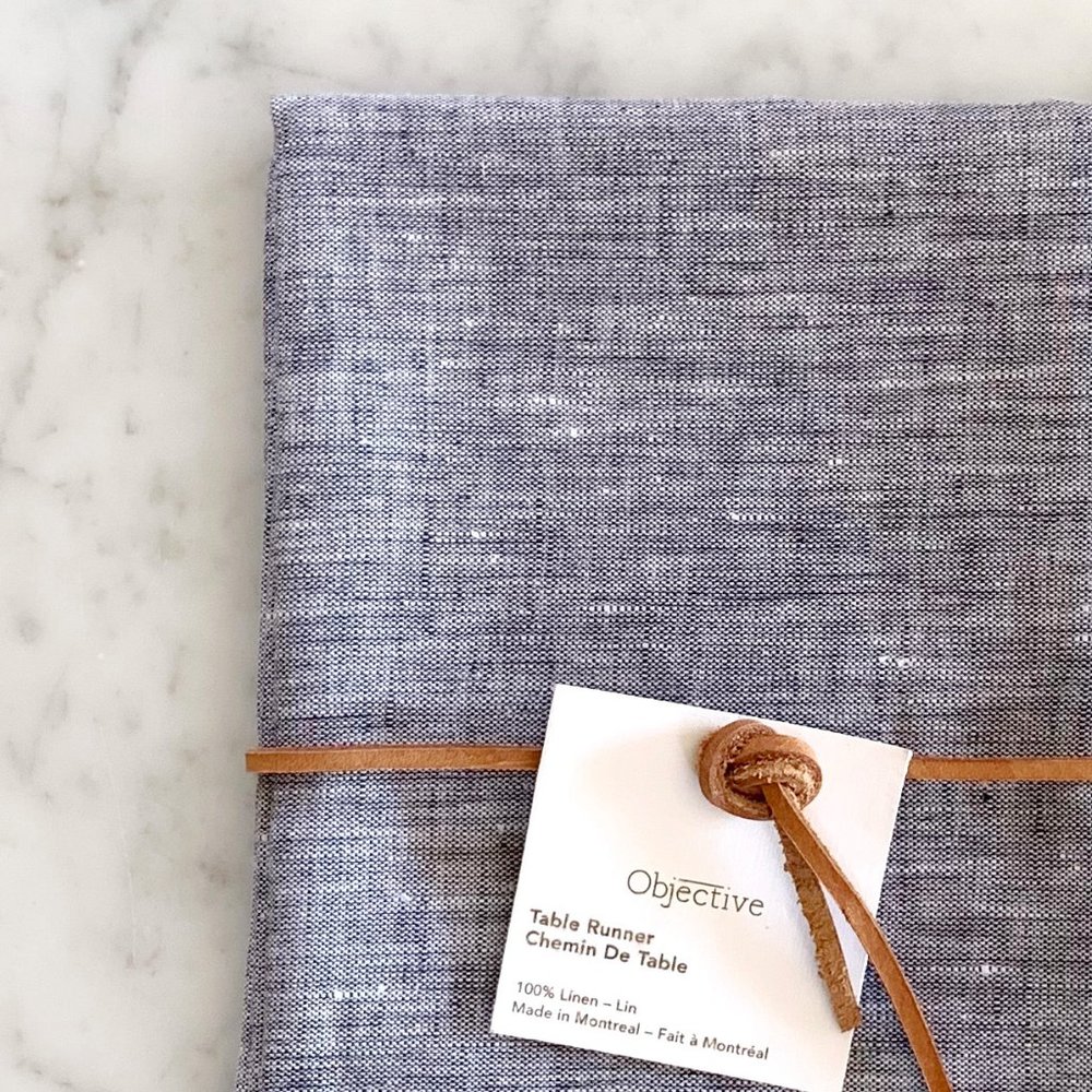 Food52 'Objective' Linen Table Runner